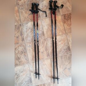 Walking Poles - Black and Red